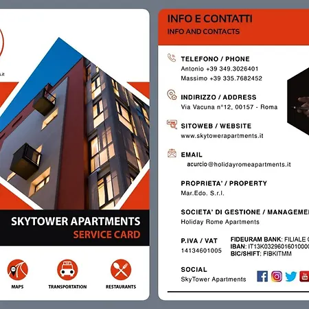 Apartmán Skytower Řím